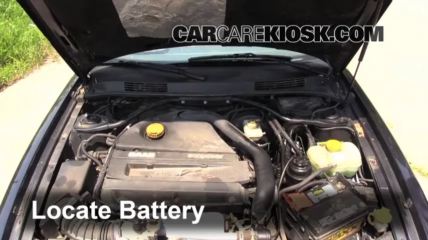 2002 Saab 9-3 SE 2.0L 4 Cyl. Turbo Hatchback (4 Door) Battery Replace
